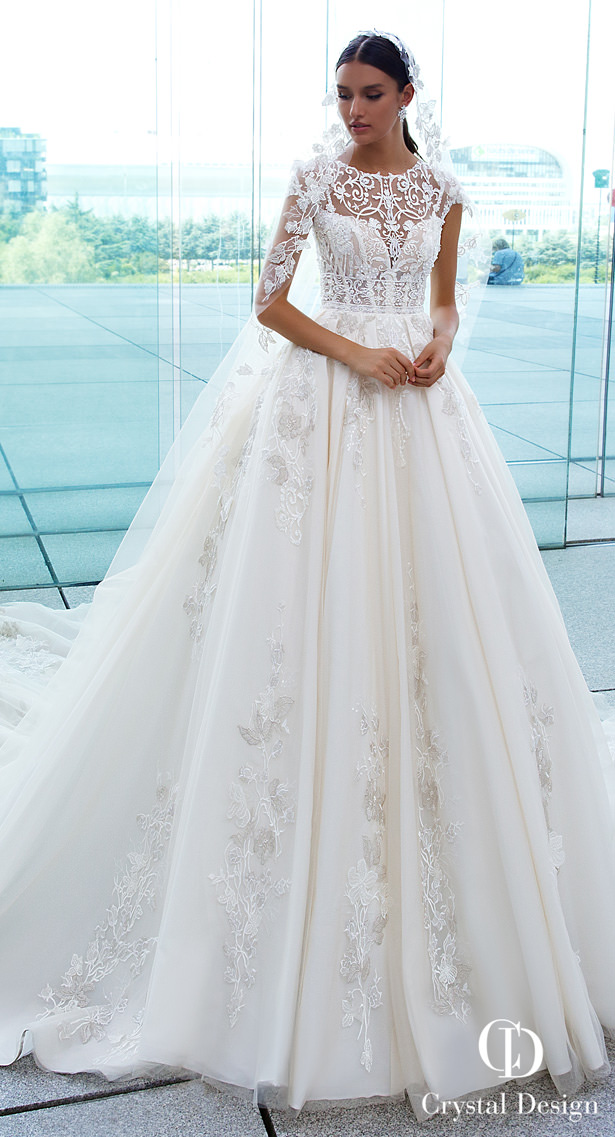 Crystal design sales wedding dress 2019