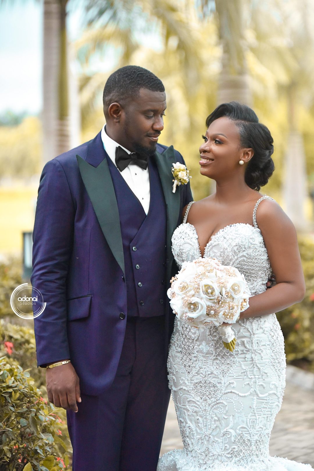 You'll Love Gift Mawuenya & John Dumelo's Outdoor Wedding in Ghana