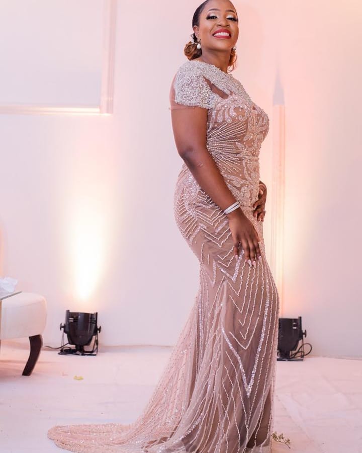Dress Crushing on Temitayo's Reception Outfit
