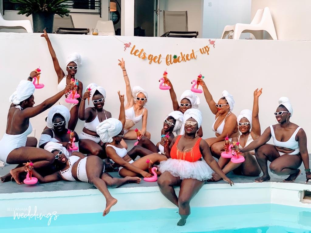 Lola and her Bride Tribe got 'Flocked Up' Puerto Rico for This Flamingo Themed Bachelorette Party | BellaNaija Weddings