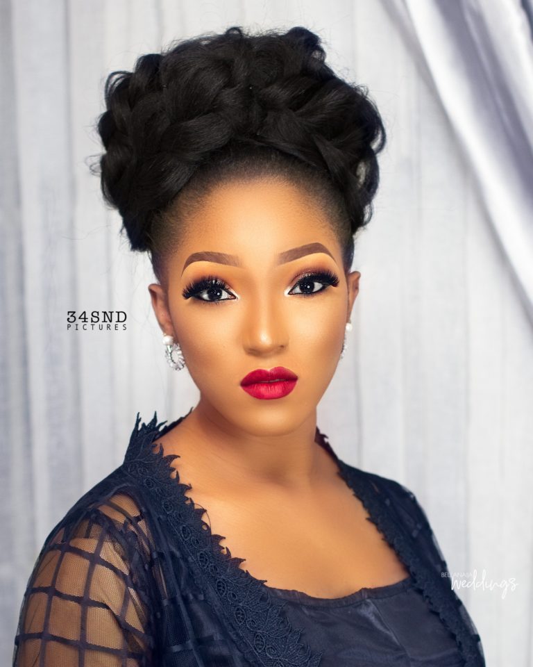 This Bridal Beauty Keeps Things Simple with a Braided Updo | BellaNaija ...