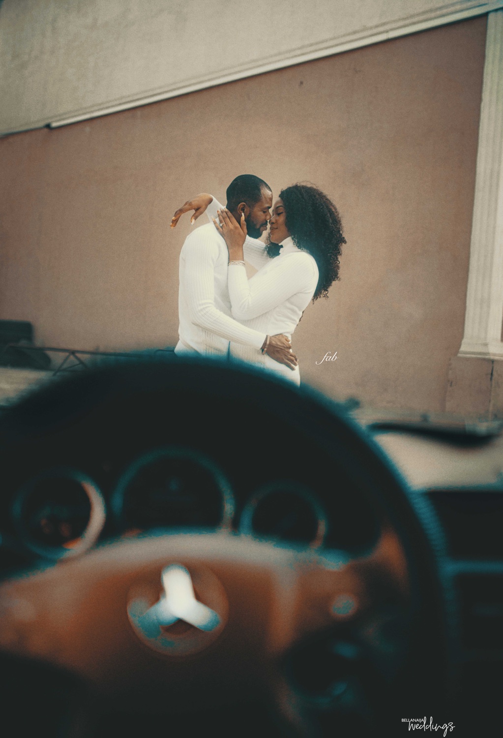Our Love is Forever! Ehis & Chinonye's All-white Pre-wedding Shoot