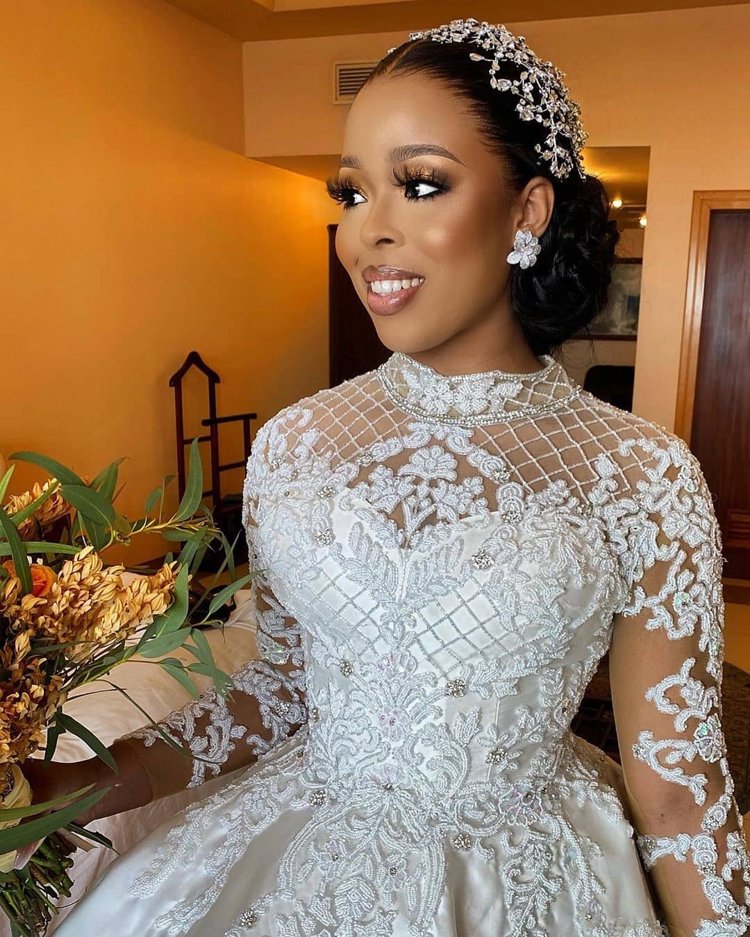 Uwaha was an Absolute Beauty for her White Wedding