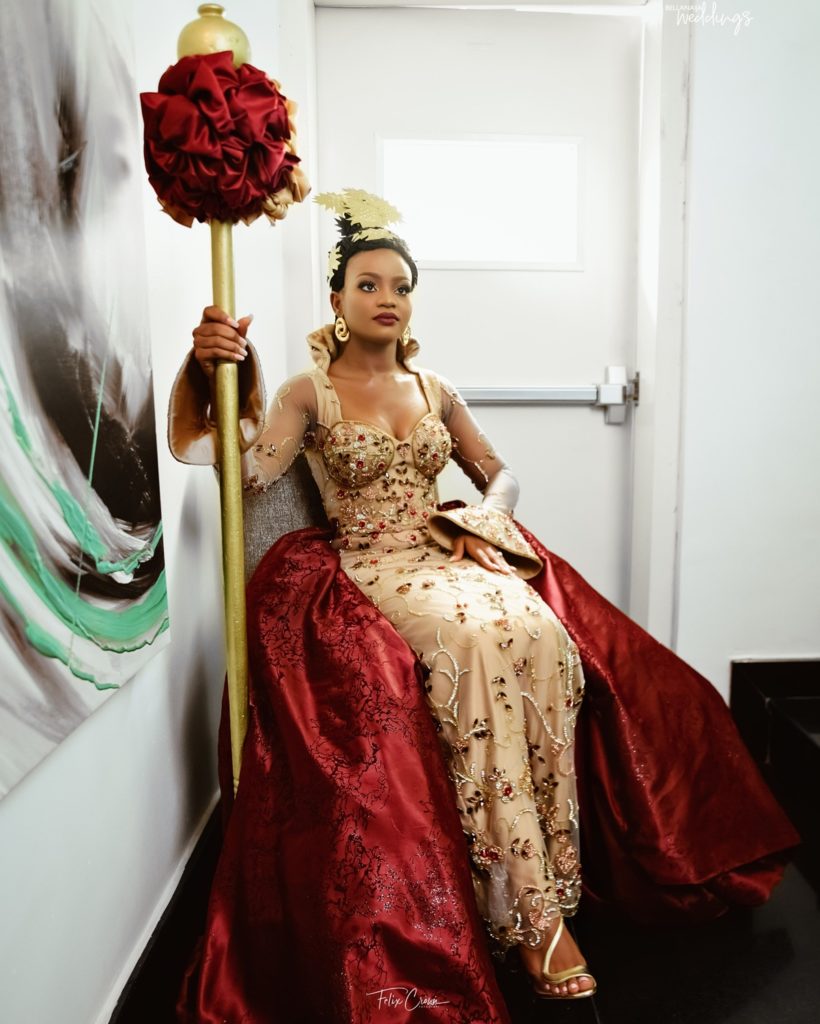 This Bride Shut it Down in these 4 Stunning Outfits for her Wedding!