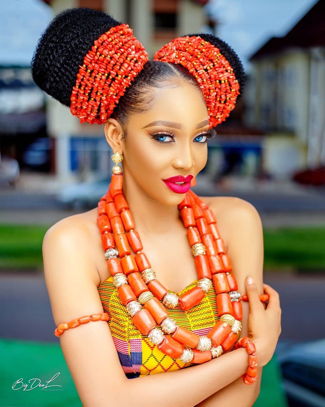 This Double Bun Hairstyle is a Must See Igbo Beauty Inspo
