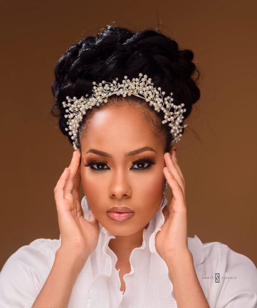 You Can't Go Wrong with a High Bun Bridal Hairstyle