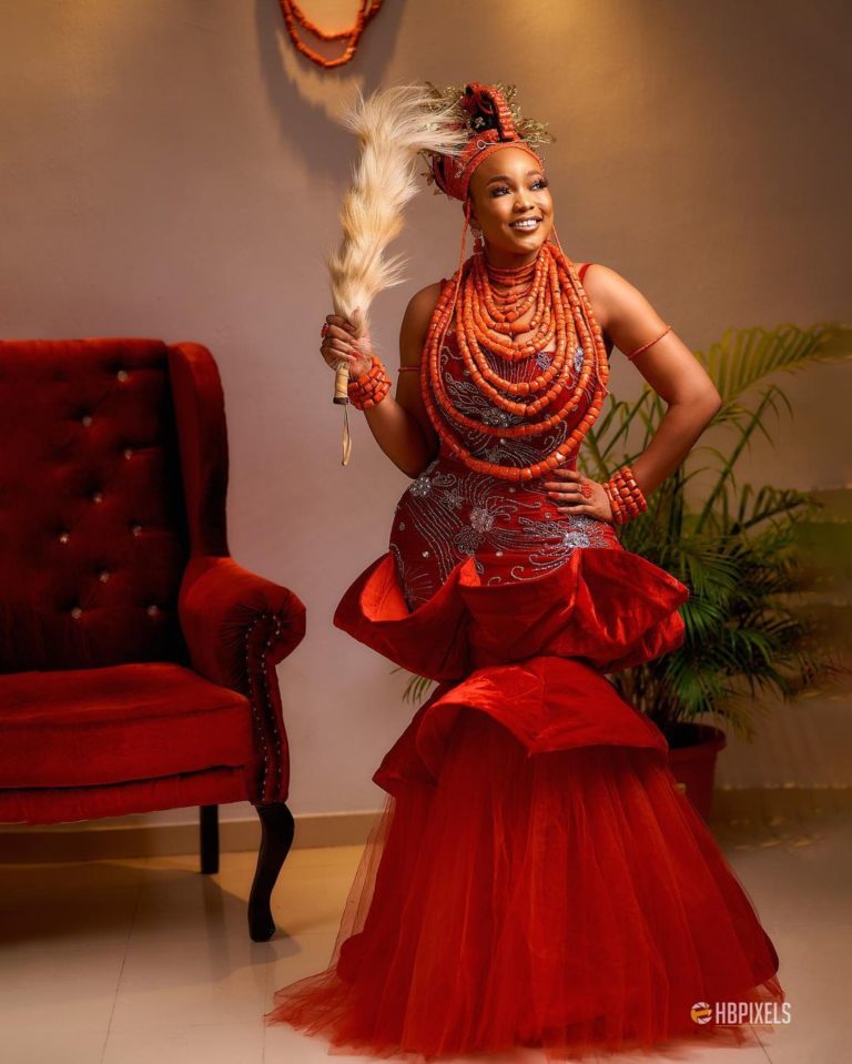 This Beauty Look is For the Unconventional Edo Bride-to-be