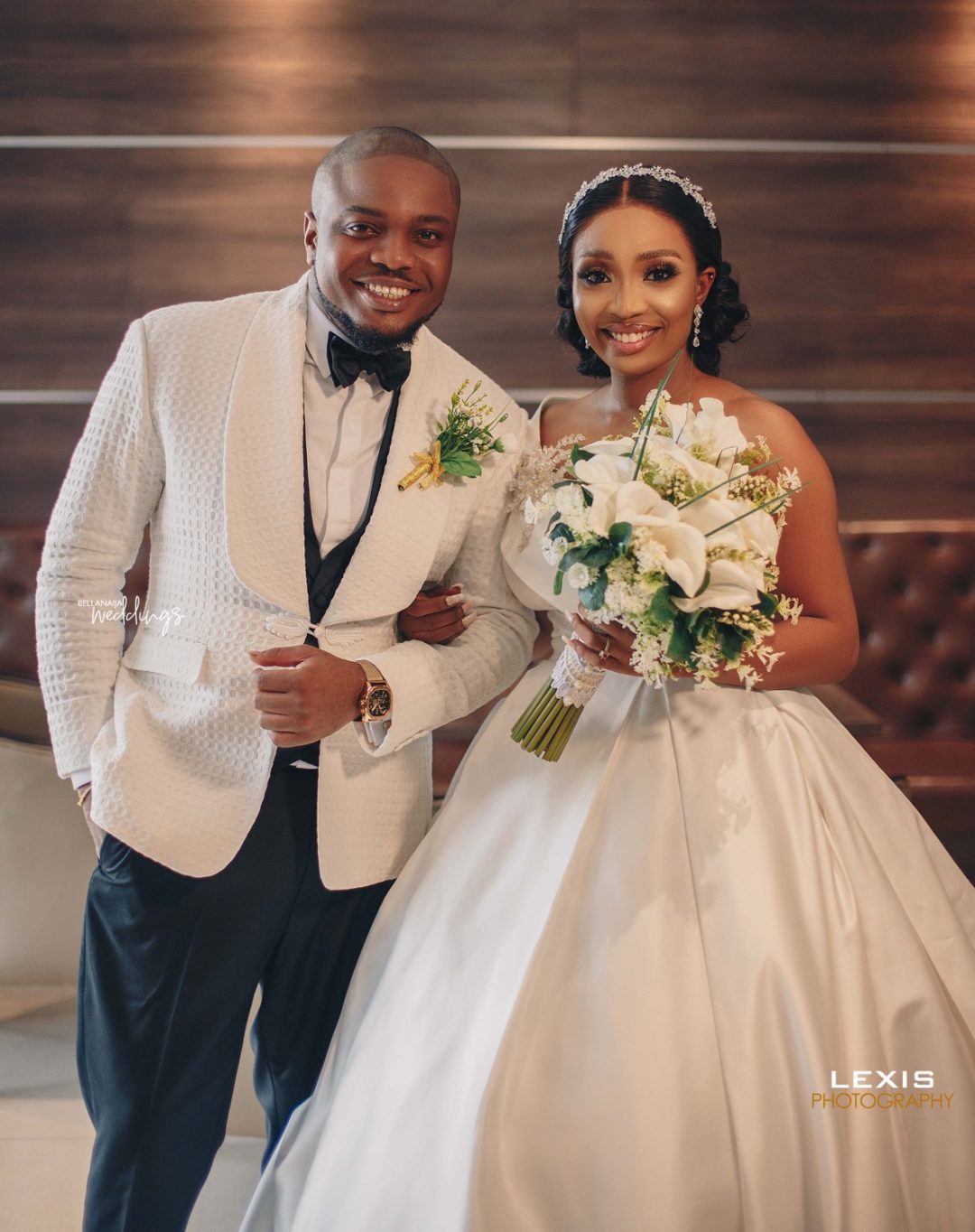 The #AJxperience White Wedding had Us Smiling from Ear to Ear – BellaNaija  Weddings