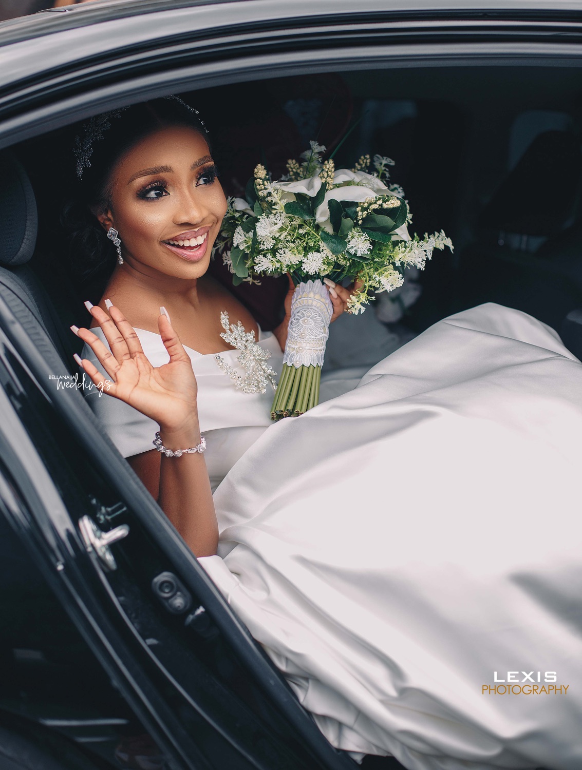 The #AJxperience White Wedding had Us Smiling from Ear to Ear – BellaNaija  Weddings