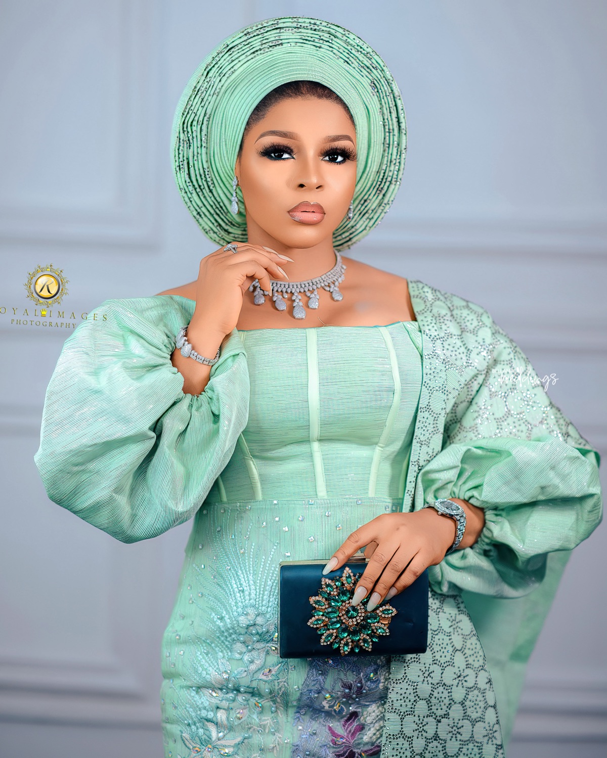 Here's How To Rock Mint Green for Your Traditional Engagement – BellaNaija  Weddings