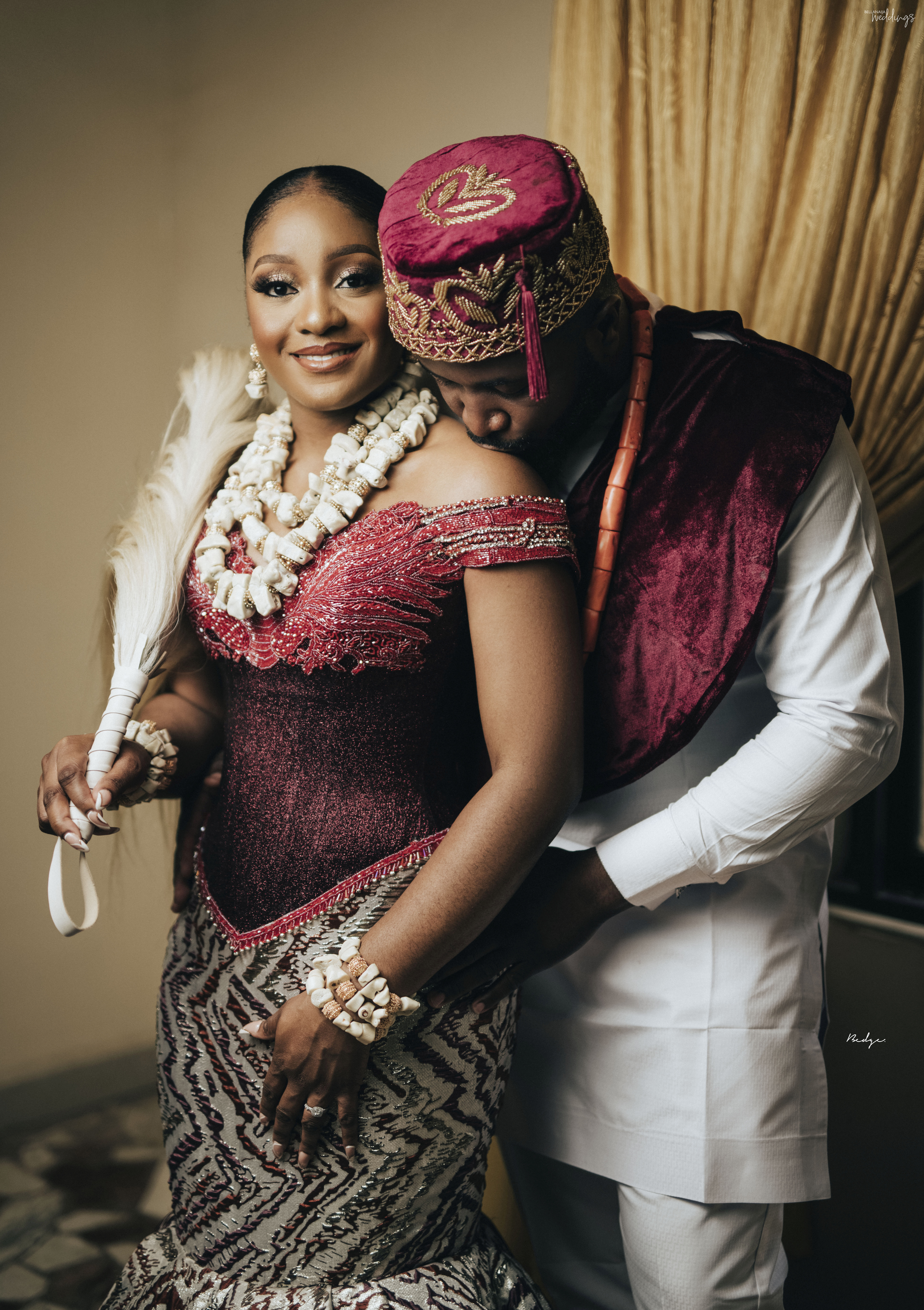 Funi Arinze Get Hitched in a Beautiful Igbo Traditional Wedding
