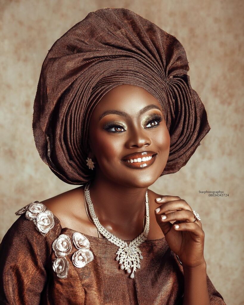 This Yoruba Bridal Look is Just as Smooth as Chocolate