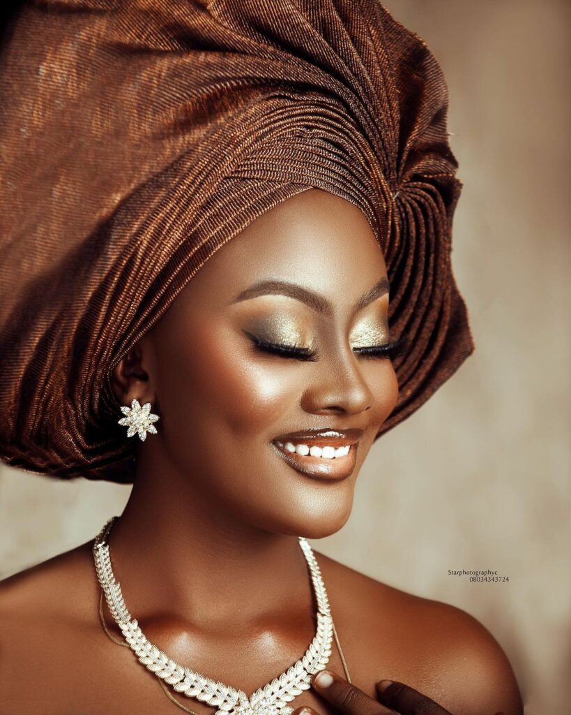 This Yoruba Bridal Look is Just as Smooth as Chocolate