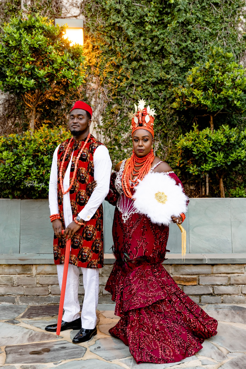 Edo Traditional attires for both husband and wife | Price in Ipaja Nigeria  For sale -OList