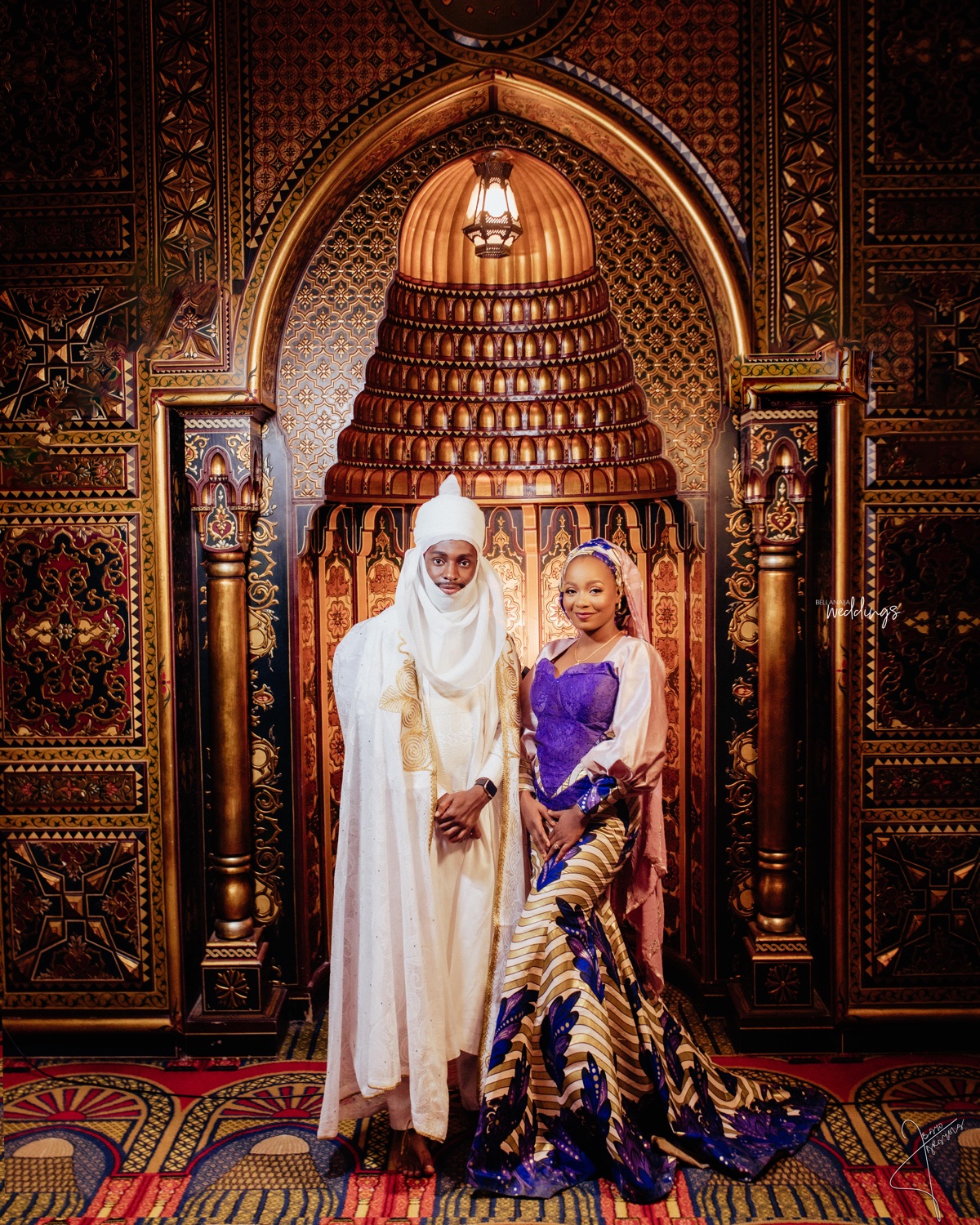 Check out this alluring pre wedding photo shoot of Faozyat & Abduluawiy from Northern Nigeria 