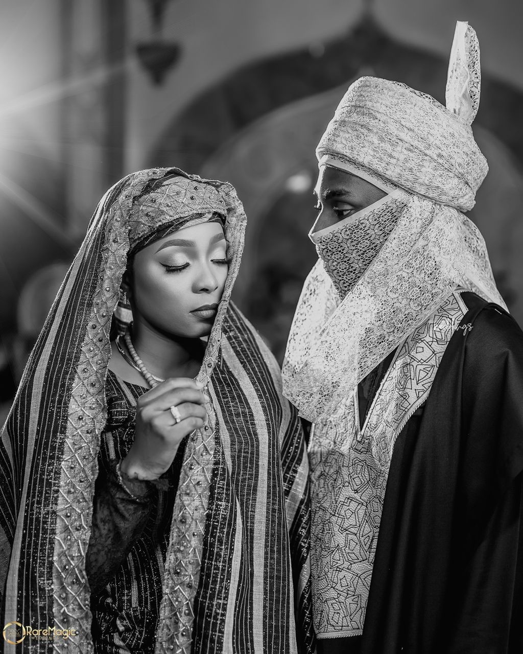 Check out this alluring pre wedding photo shoot of Faozyat & Abduluawiy from Northern Nigeria 