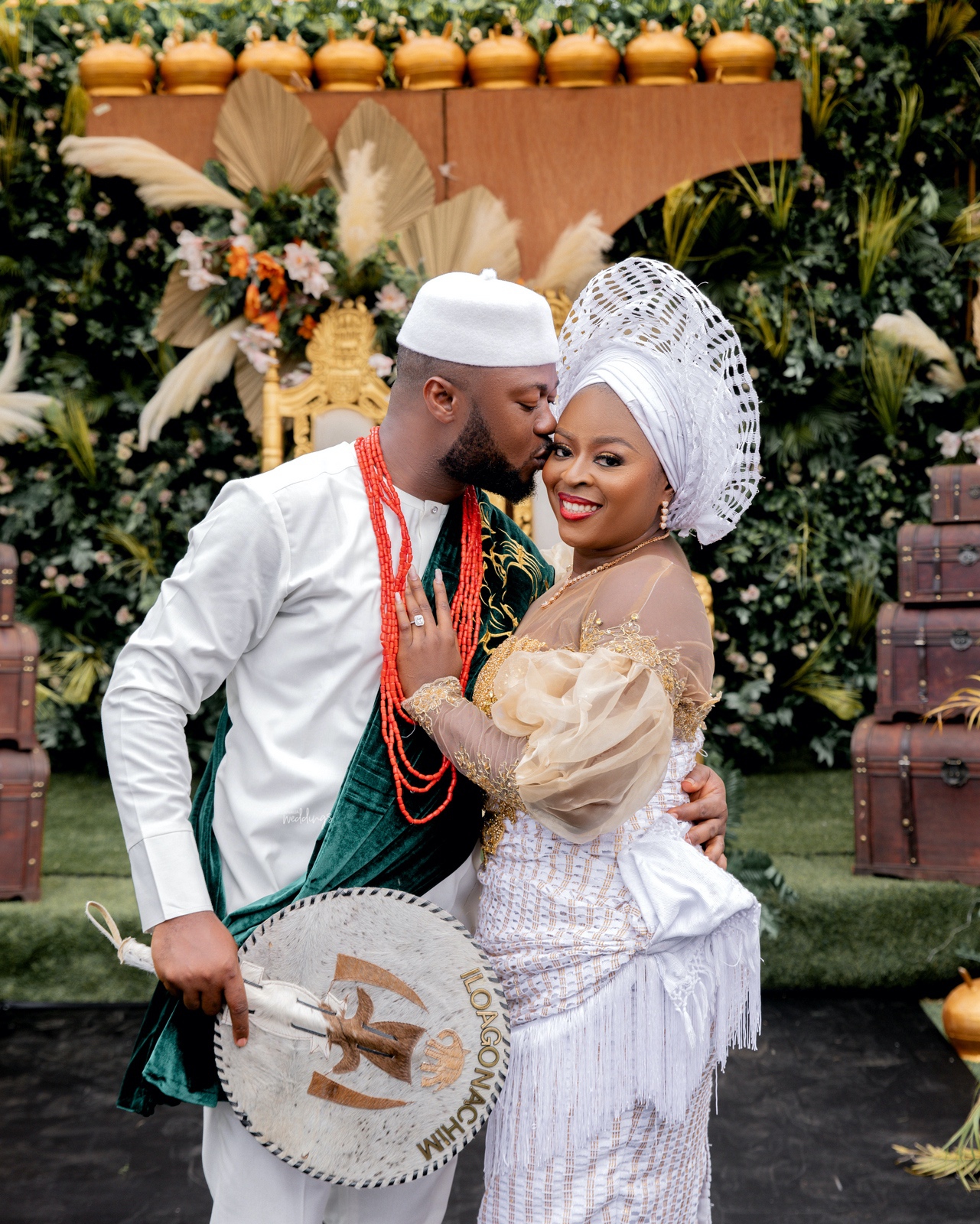 It's #TheBigDealWedding21! See Chetanne & Nnamdi's Trad & White Wedding