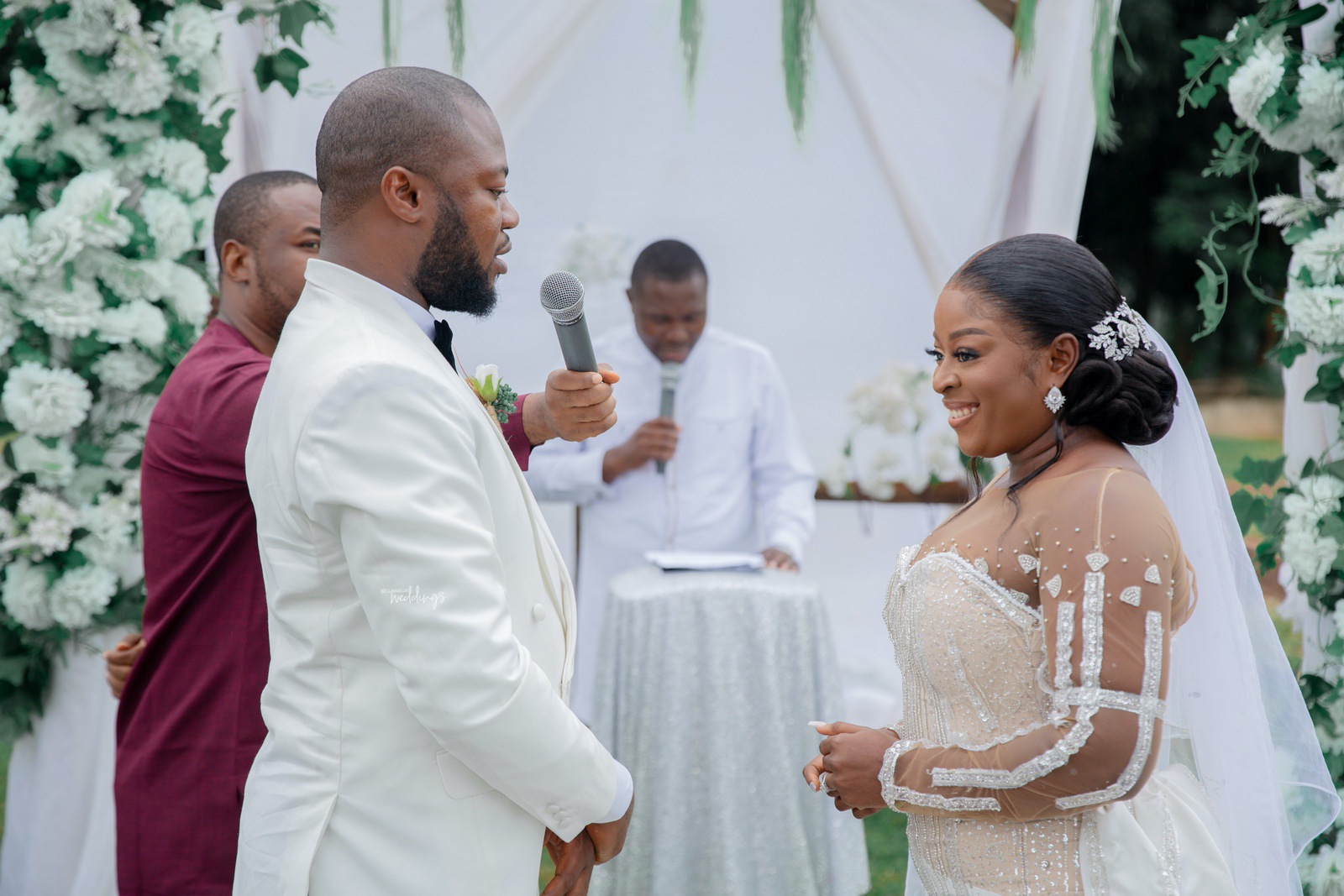 It's #TheBigDealWedding21! See Chetanne & Nnamdi's Trad & White Wedding