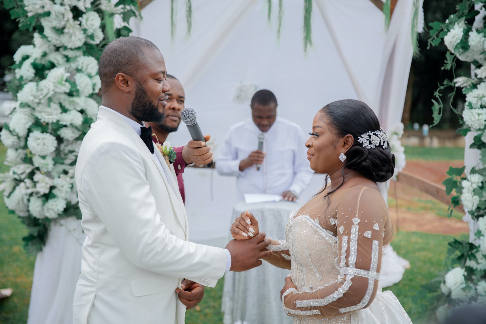 It's #TheBigDealWedding21! See Chetanne & Nnamdi's Trad & White Wedding