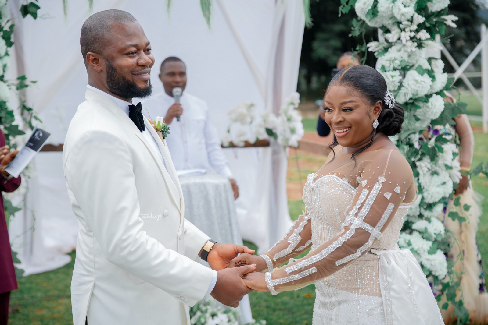 It's #TheBigDealWedding21! See Chetanne & Nnamdi's Trad & White Wedding