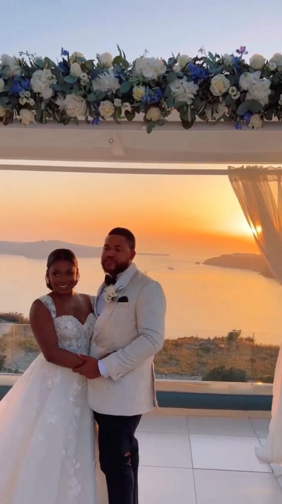 This Beautiful Destination Wedding in Santorini is Giving us all The Feels!