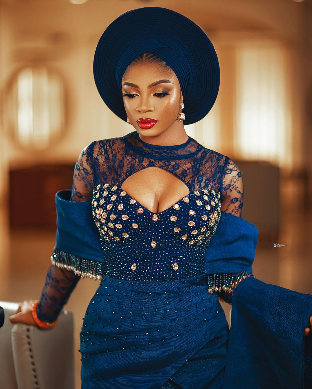 This Yoruba Beauty Look is a Fine Mix Of Charm & Style