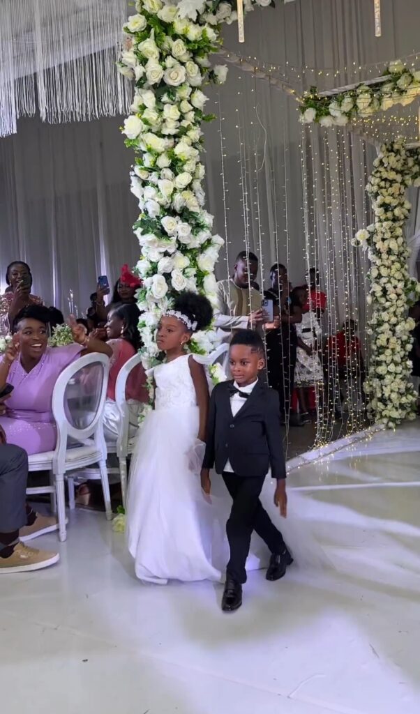 This Flower Girl & Ring Bearer's Dance Entrance Will Make You Smile!