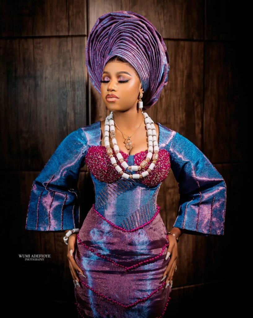 Slay Your Yoruba Trad in Radiant Colours with This Beauty Look!