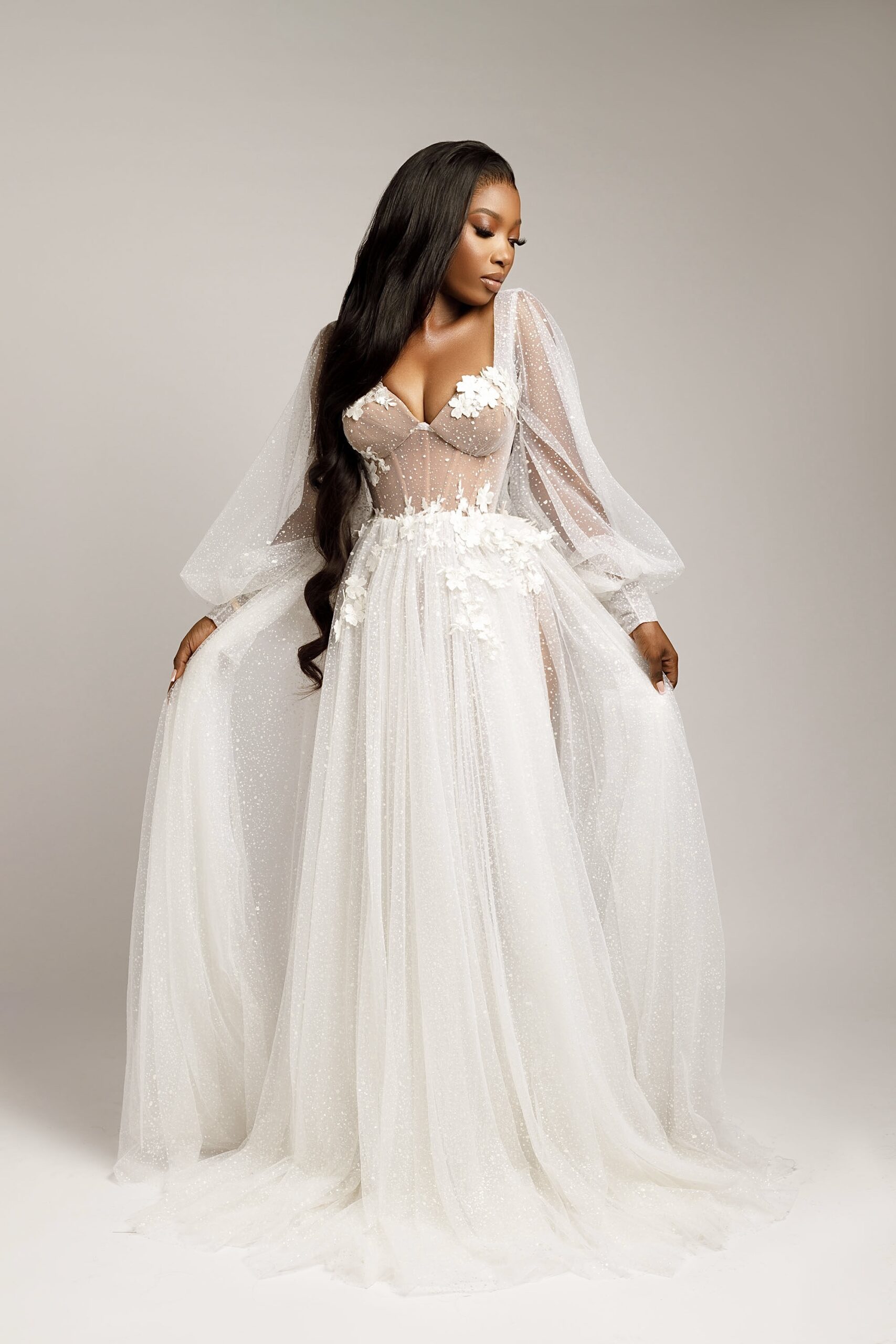 Your Wedding Morning Just Got Better With This Bridal Robe Collection by Veekee James & Hair by Adefunke