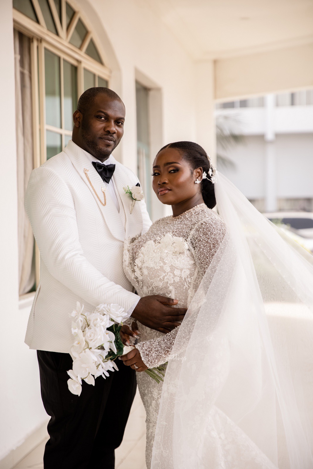 Nigerian white wedding dresses hot sale