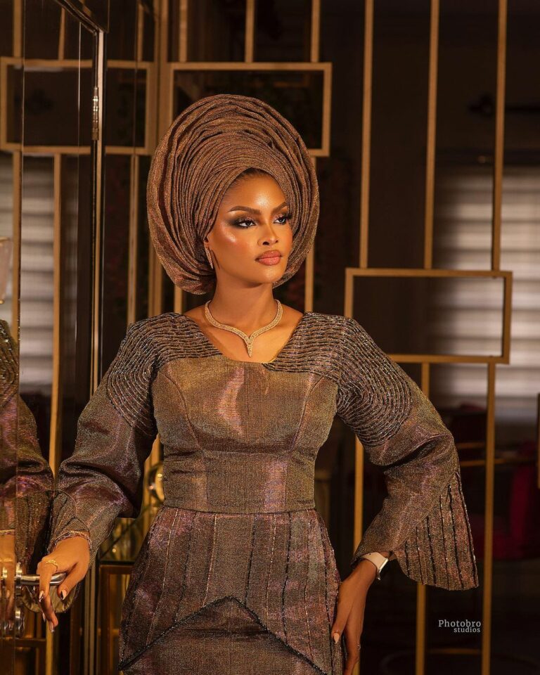 Come Through Golden On Your Yoruba Trad with This Bridal Inspo!