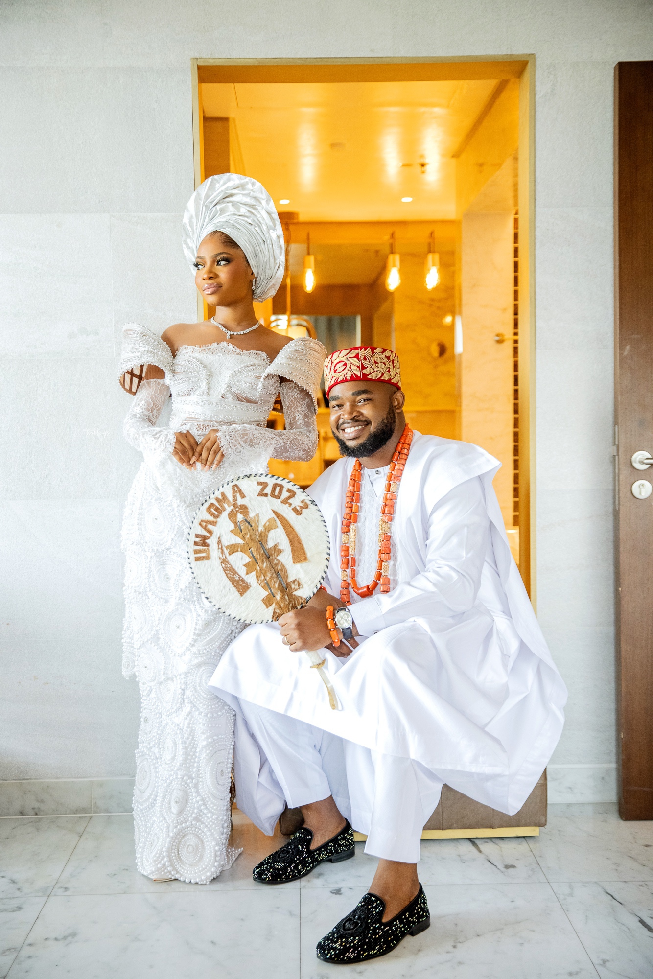 Happiness Nonso foreveriNHappiness Trad BellaNaija Weddings11