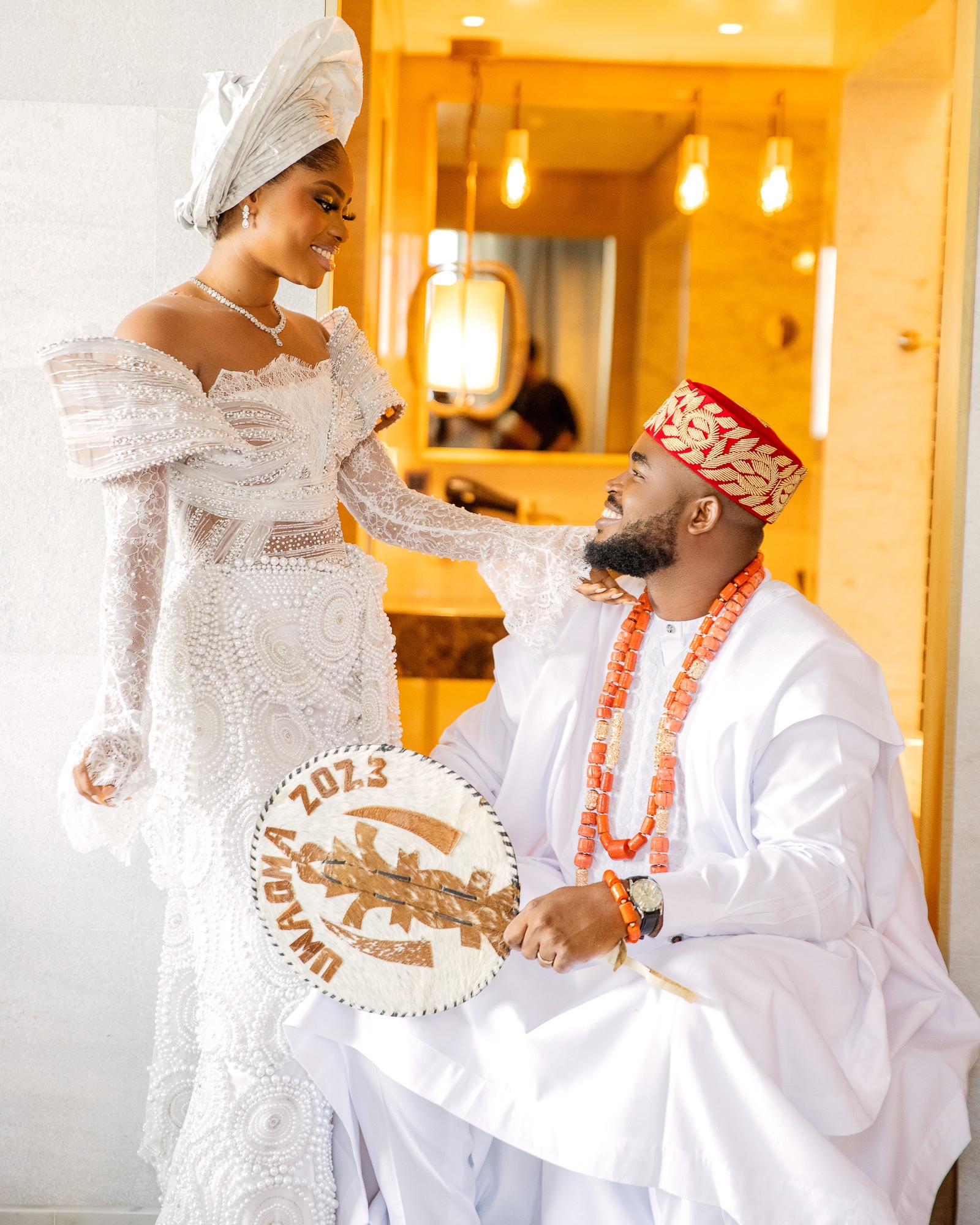 Happiness Nonso foreveriNHappiness Trad BellaNaija Weddings13