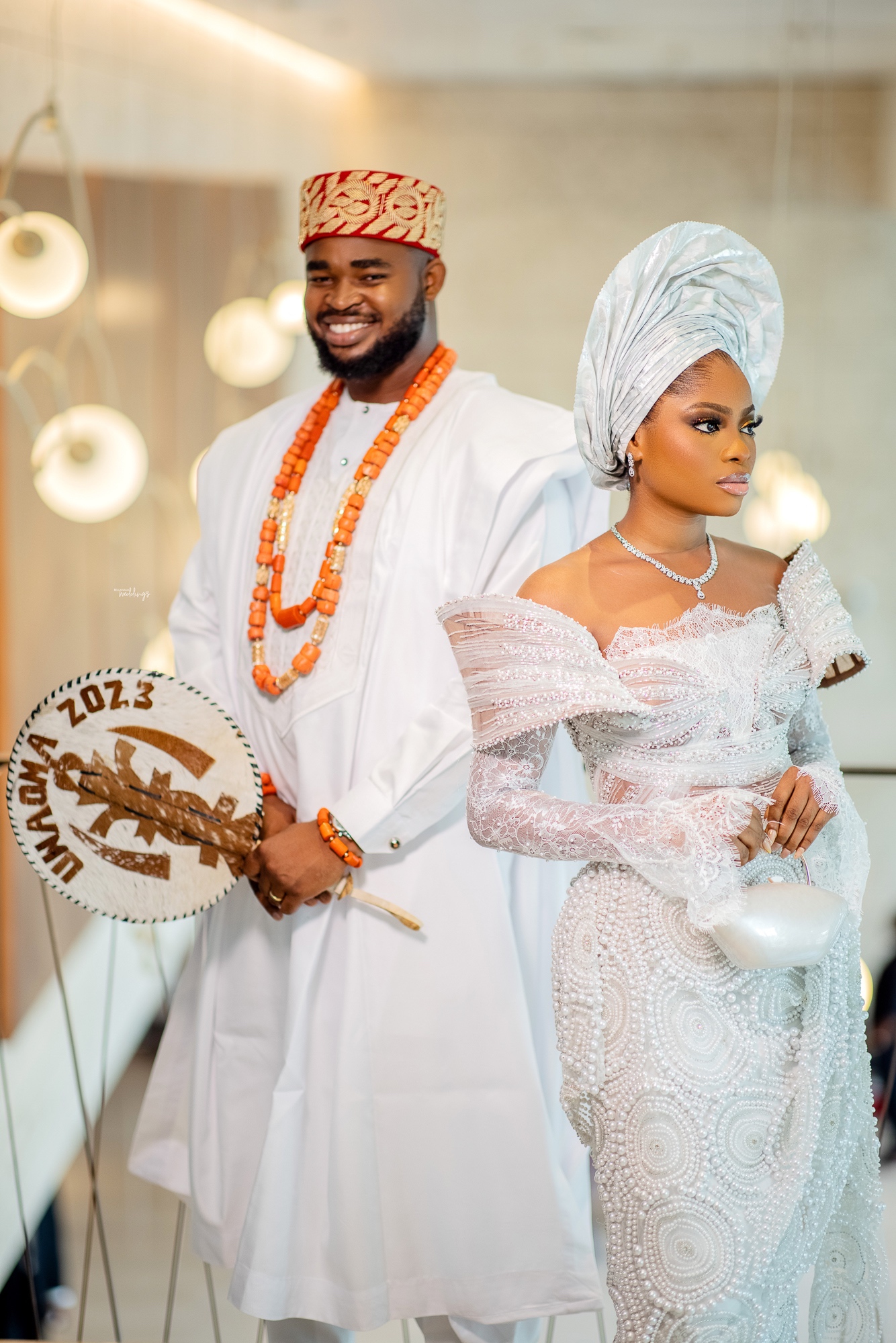 Happiness Nonso foreveriNHappiness Trad BellaNaija Weddings18