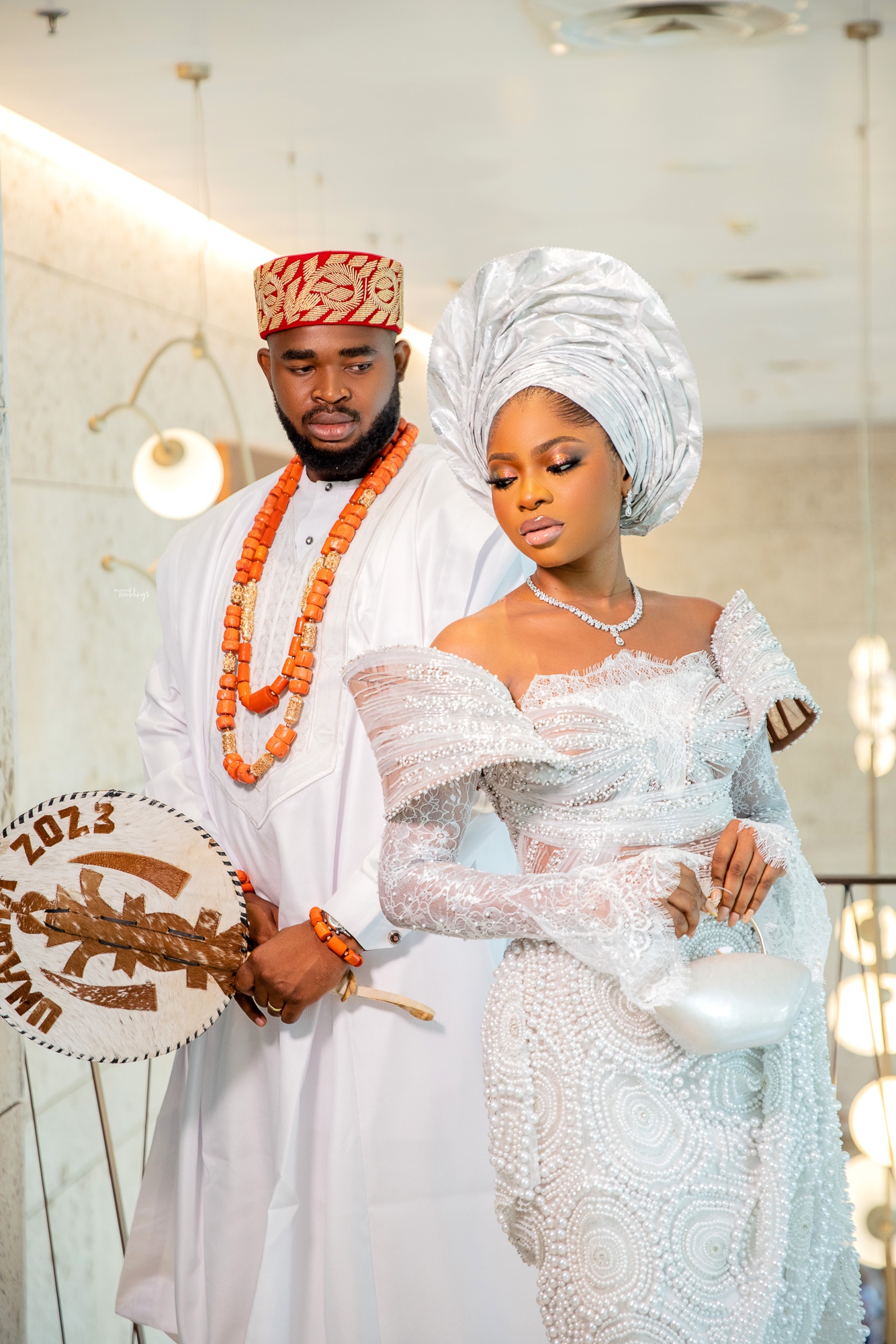 Happiness Nonso foreveriNHappiness Trad BellaNaija Weddings20