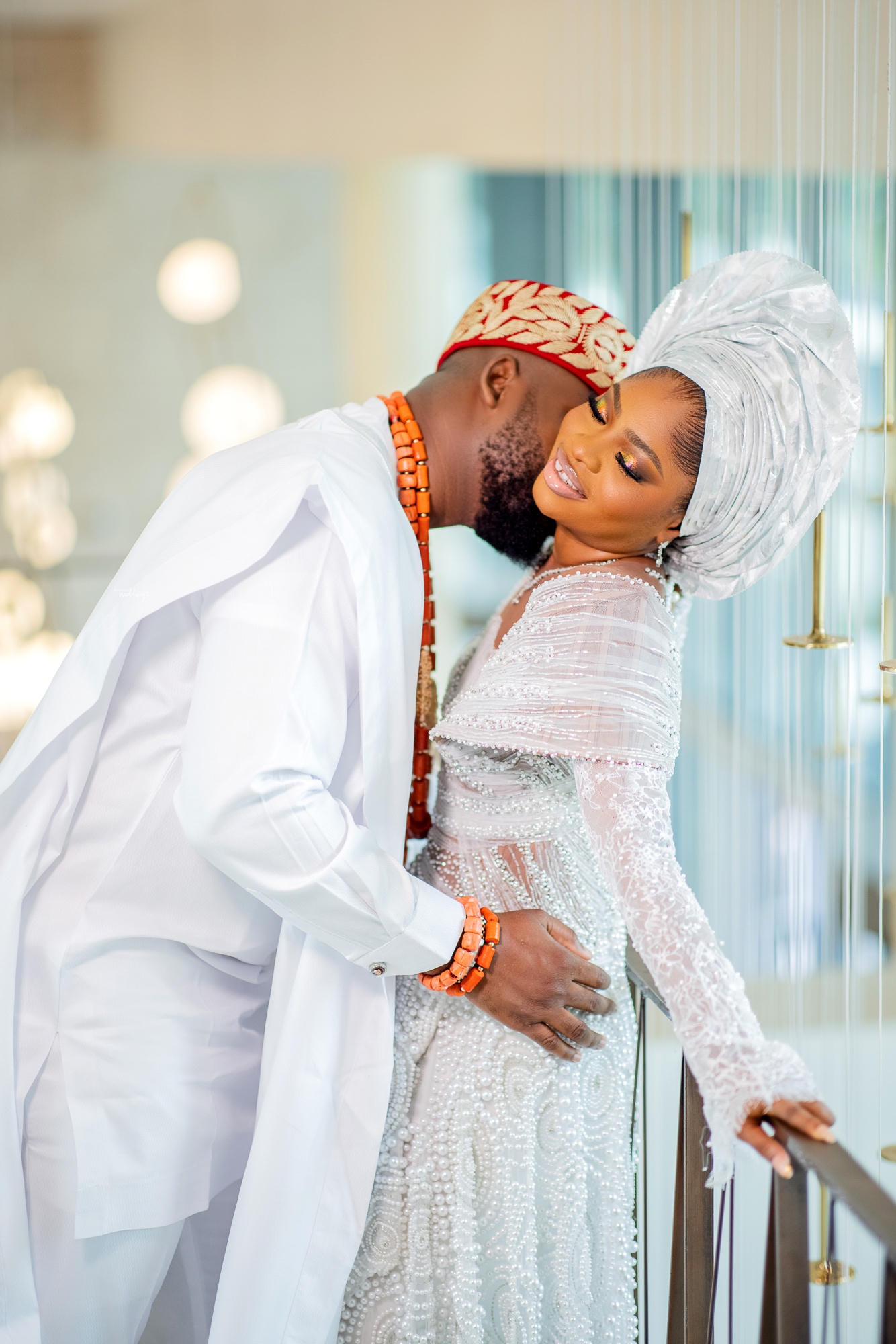 Happiness Nonso foreveriNHappiness Trad BellaNaija Weddings26