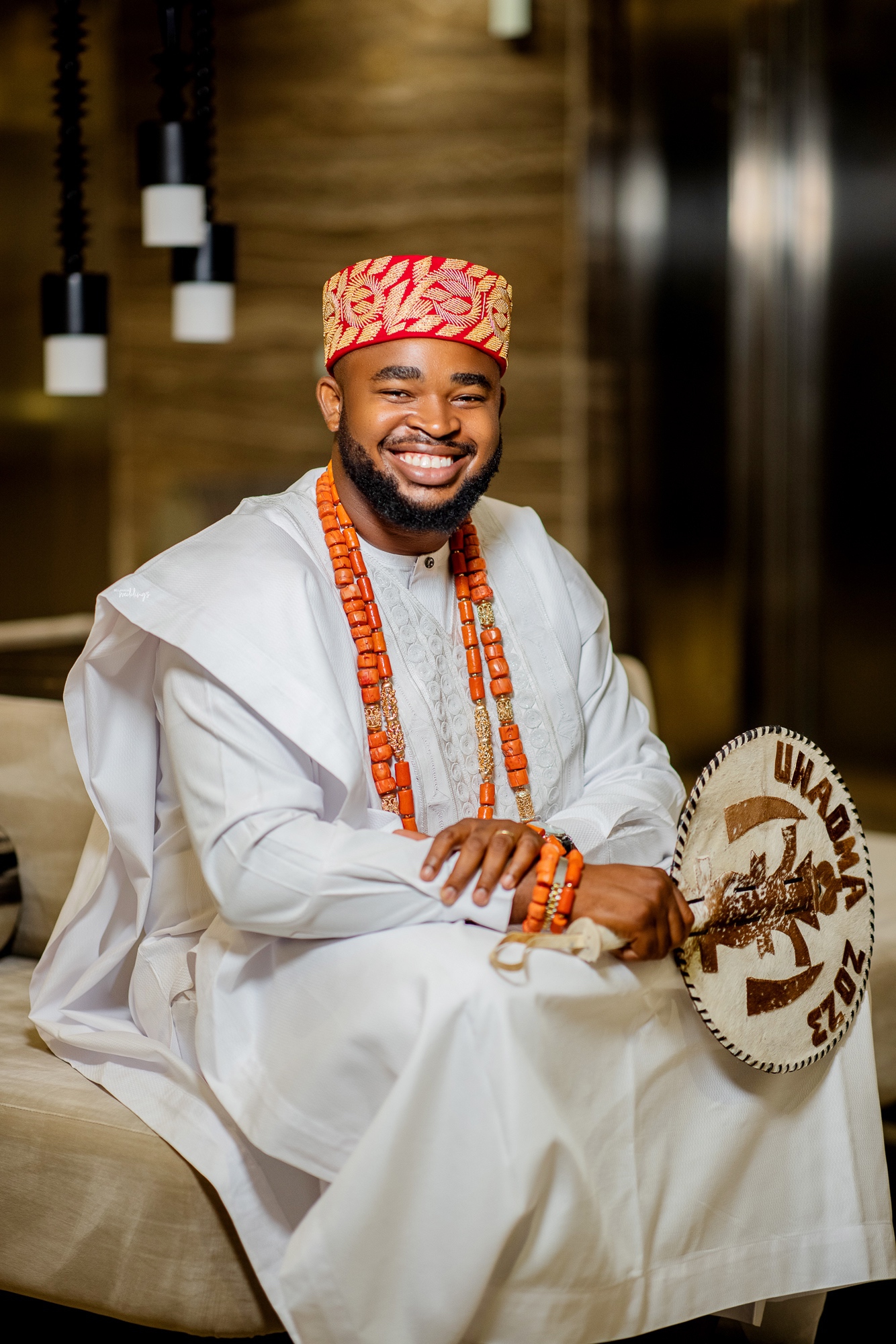 Happiness Nonso foreveriNHappiness Trad BellaNaija Weddings30