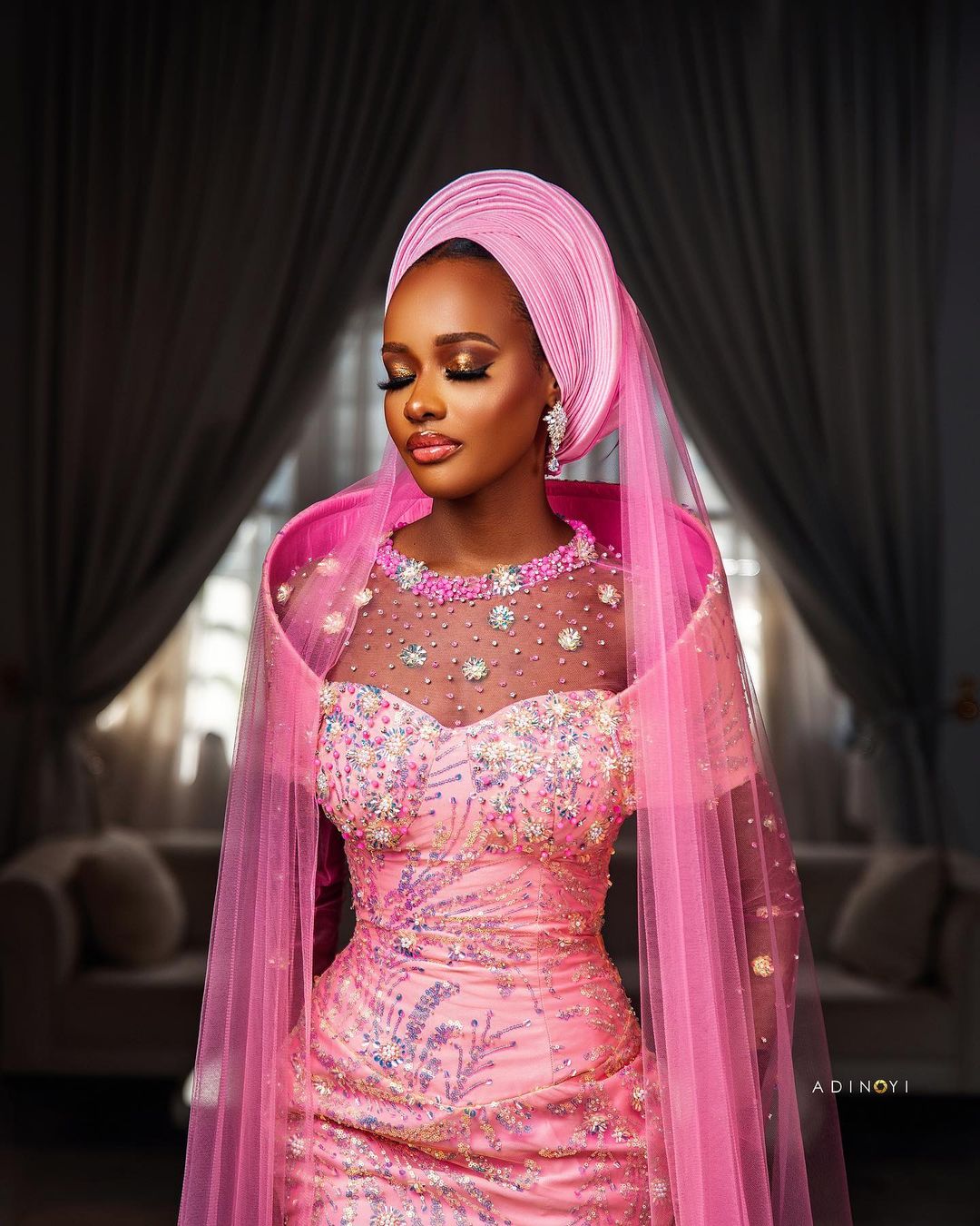 Arewa Brides to be This Pink Beauty Look Has Your Name on It