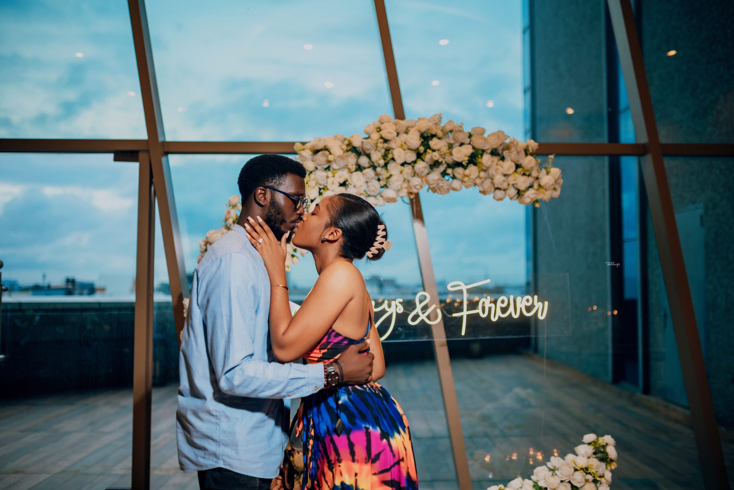 It Was Love at First Sight in NYSC Camp! Enjoy Esther & Peter's Indoor Proposal