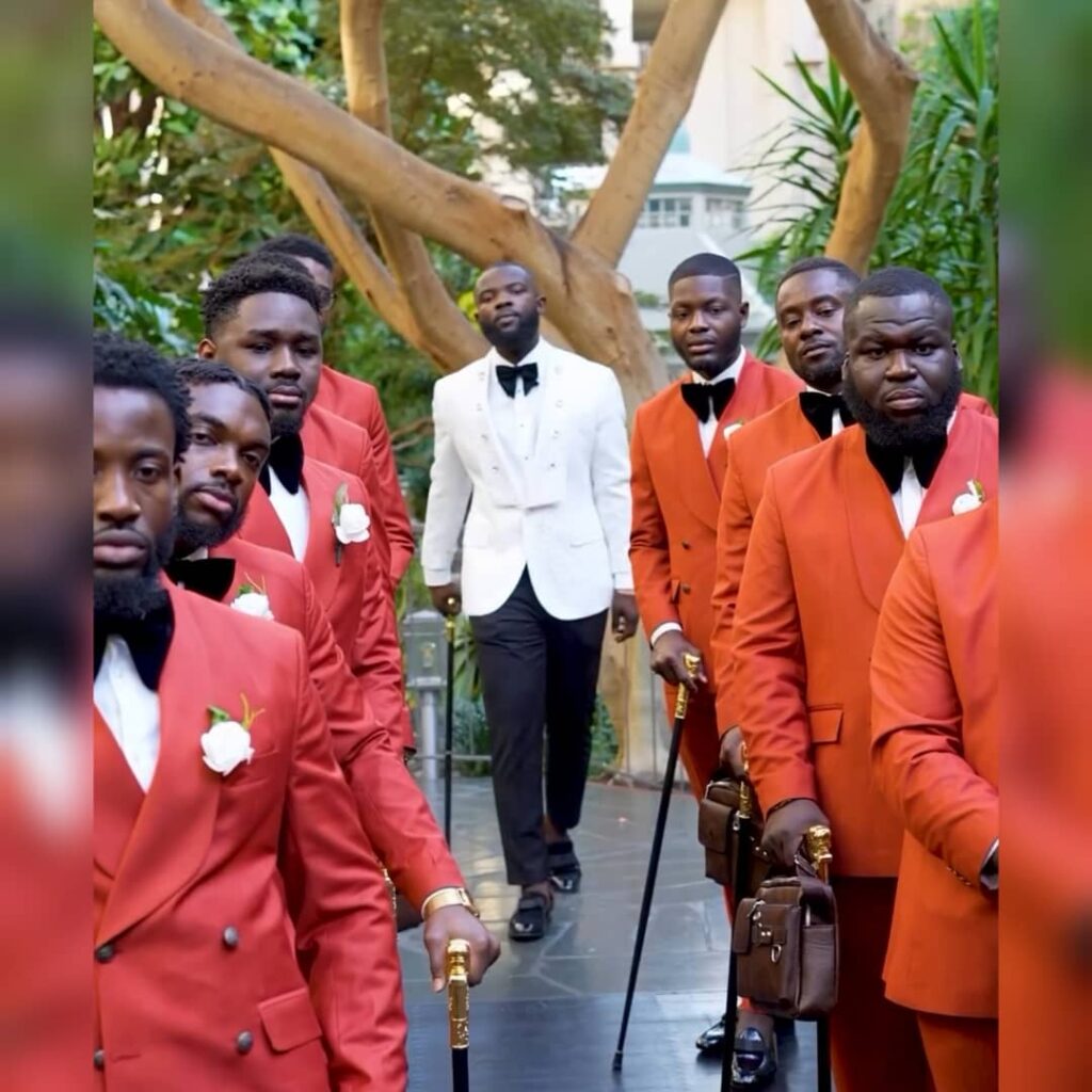 This Groom & His Squad Came With 100 Drip and Vibes!